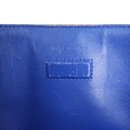 Christian Dior Diorever – Mittlere 2-Wege-Handtasche aus Leder in Blau