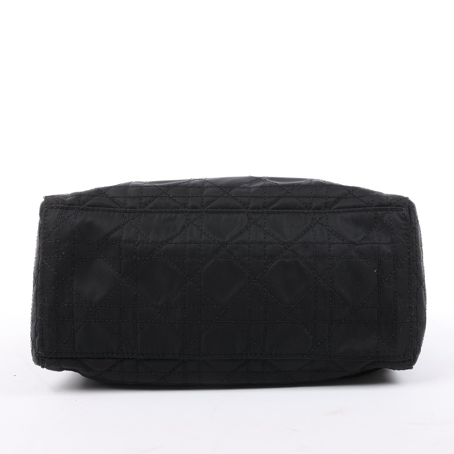 Christian Dior – Lady Dior – Cannage – Nylon-Handtasche in Schwarz