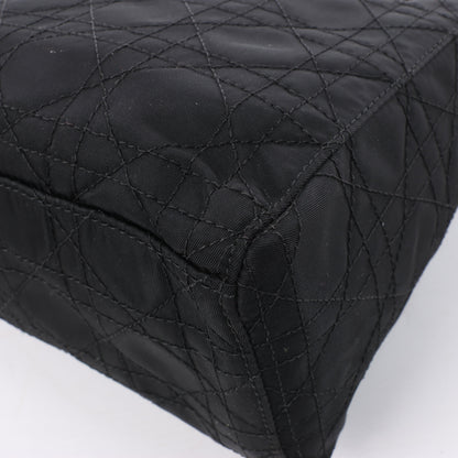 Christian Dior – Lady Dior – Cannage – Nylon-Handtasche in Schwarz