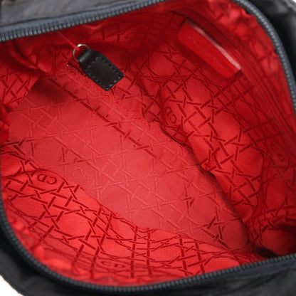 Christian Dior – Lady Dior – Cannage – Nylon-Handtasche in Schwarz