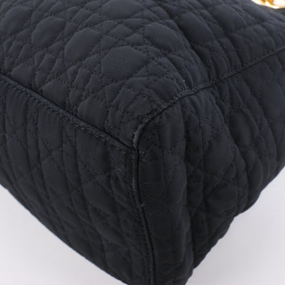 Christian Dior – Lady Dior – Cannage – Nylon-Handtasche in Schwarz