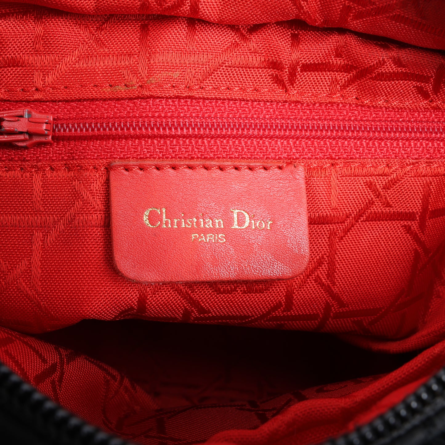 Christian Dior – Lady Dior – Cannage – Nylon-Handtasche in Schwarz