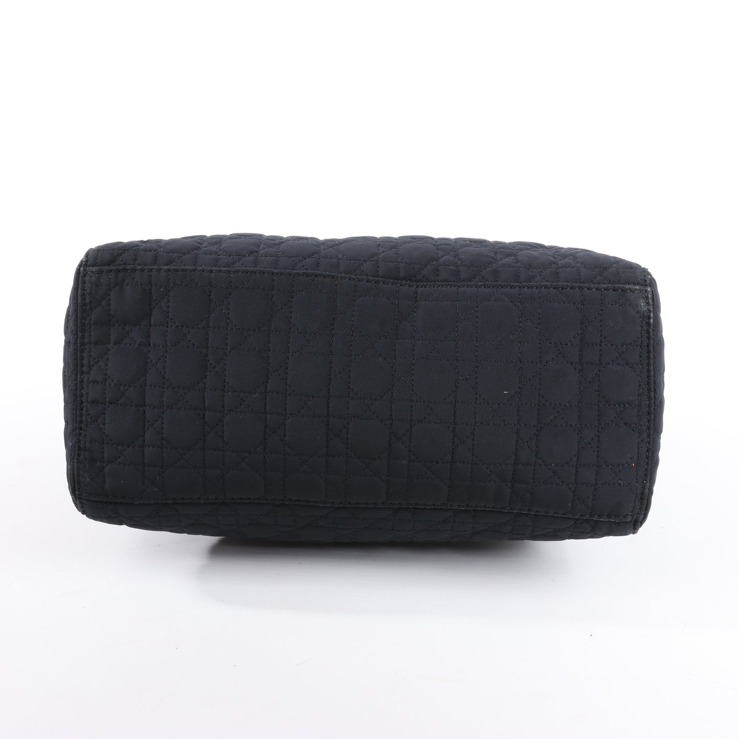 Christian Dior – Lady Dior – Cannage – Nylon-Handtasche in Schwarz
