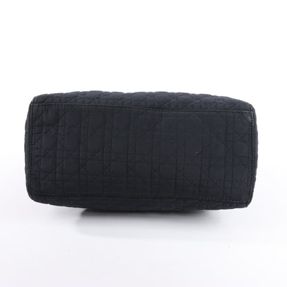 Christian Dior – Lady Dior – Cannage – Nylon-Handtasche in Schwarz