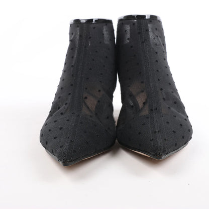 Dior Mesh DIOR PRETTY Ankle Boots in Black, Size 37.5 EU