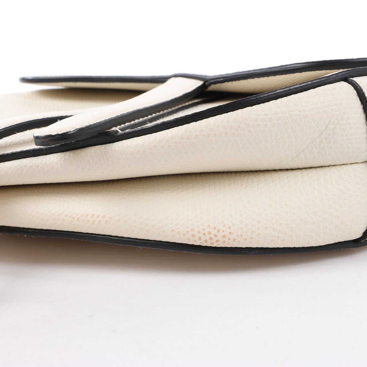 Christian Dior Saddle Mini Bag Lederhandtasche in Ecru