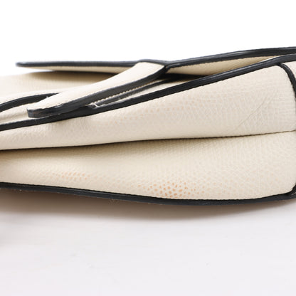 Christian Dior Saddle Mini Bag Lederhandtasche in Ecru