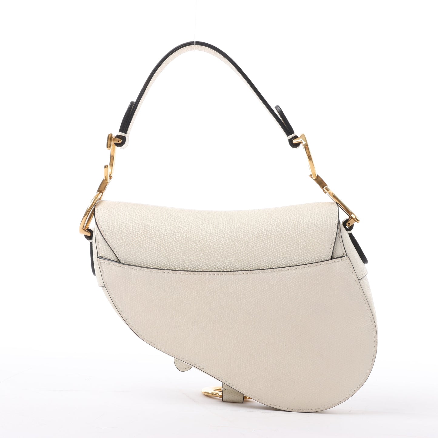 Christian Dior Saddle Mini Bag Lederhandtasche in Ecru