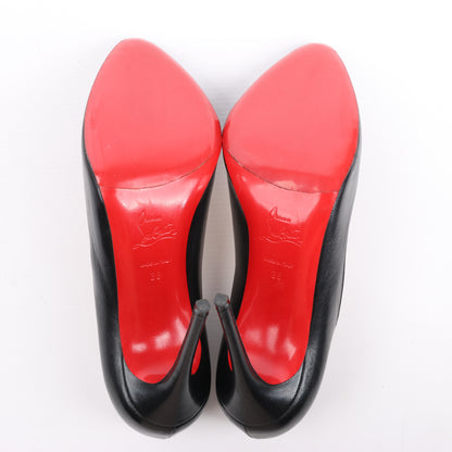 Christian Louboutin Eloise 100 Napa Shiny Heels in Schwarz, Größe 38 EU