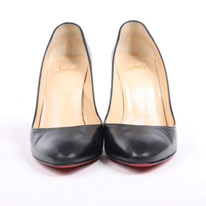 Christian Louboutin Eloise 100 Napa Shiny Heels in Schwarz, Größe 38 EU