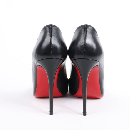 Christian Louboutin Eloise 100 Napa Shiny Heels in Schwarz, Größe 38 EU