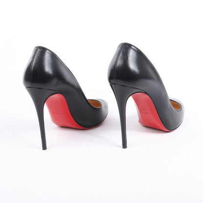 Christian Louboutin Eloise 100 Napa Shiny Heels in Schwarz, Größe 38 EU