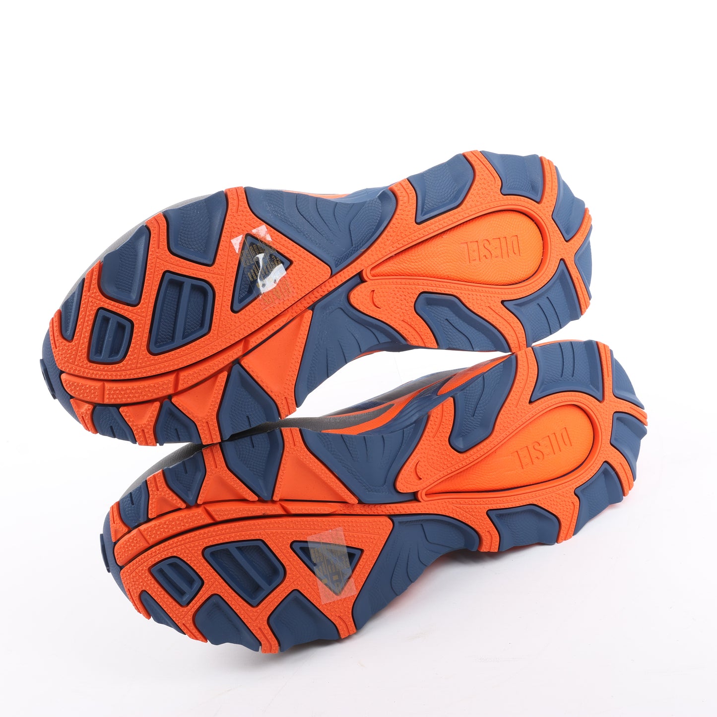 Diesel D-Cage Runner in Marineblau x Orange, Größe 43 EU