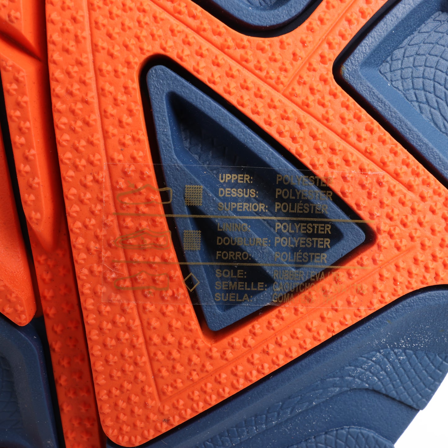 Diesel D-Cage Runner in Marineblau x Orange, Größe 43 EU