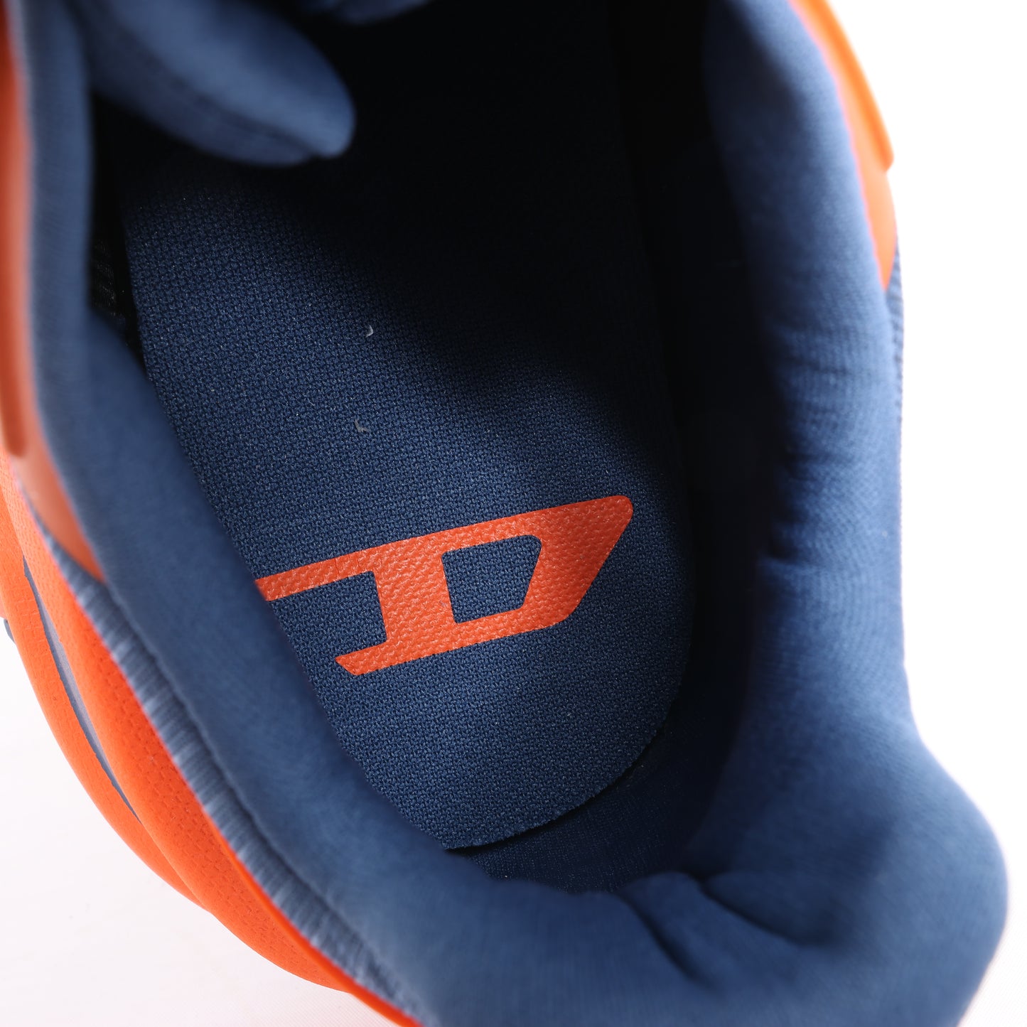 Diesel D-Cage Runner in Marineblau x Orange, Größe 43 EU
