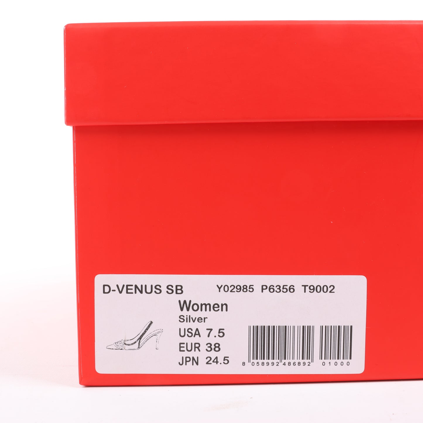 Diesel D-Venus Sb Lack-Slingback-Pumps mit Prägung, Größe 38 EU