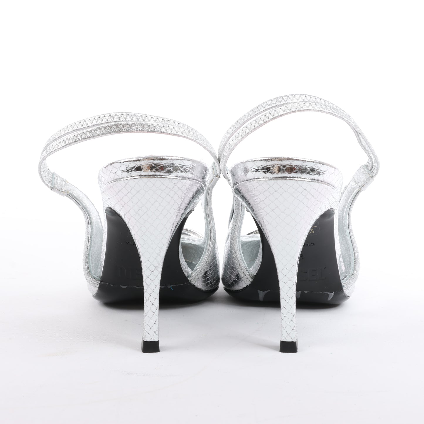 Diesel D-Venus Sb Lack-Slingback-Pumps mit Prägung, Größe 38 EU