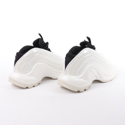 Diesel White S-D-Runner-Slip-on sneakers with Oval D instep, Size 36 EU