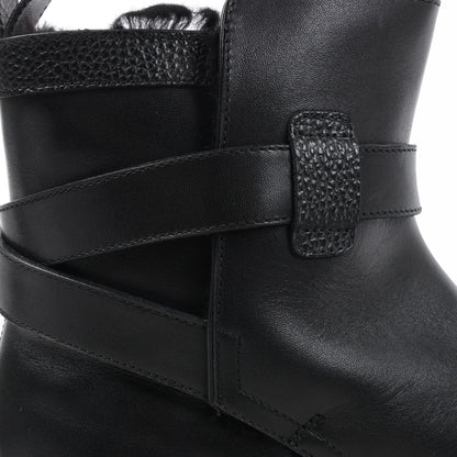 DIOR HOMME Leather Ankle Boots in Black 15HSU, Size 43 EU