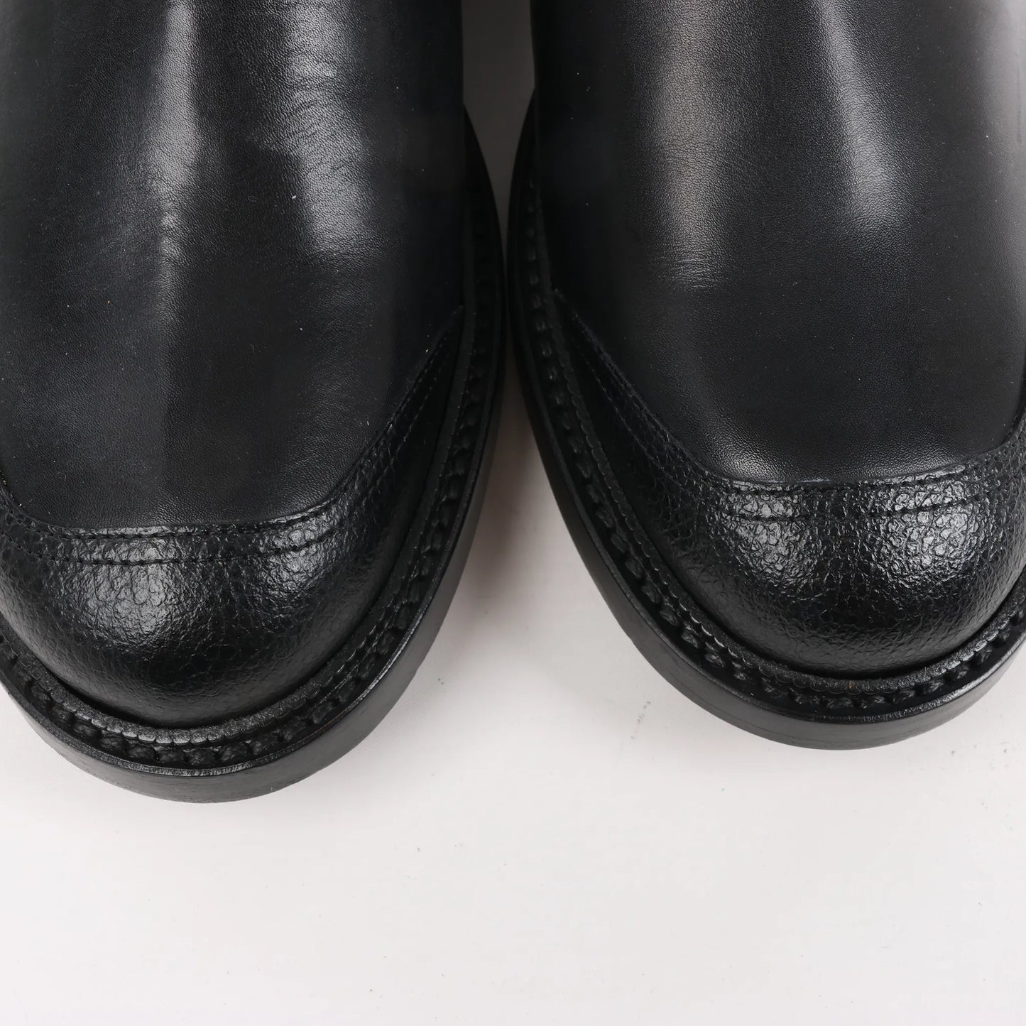 DIOR HOMME Leather Ankle Boots in Black 15HSU, Size 43 EU