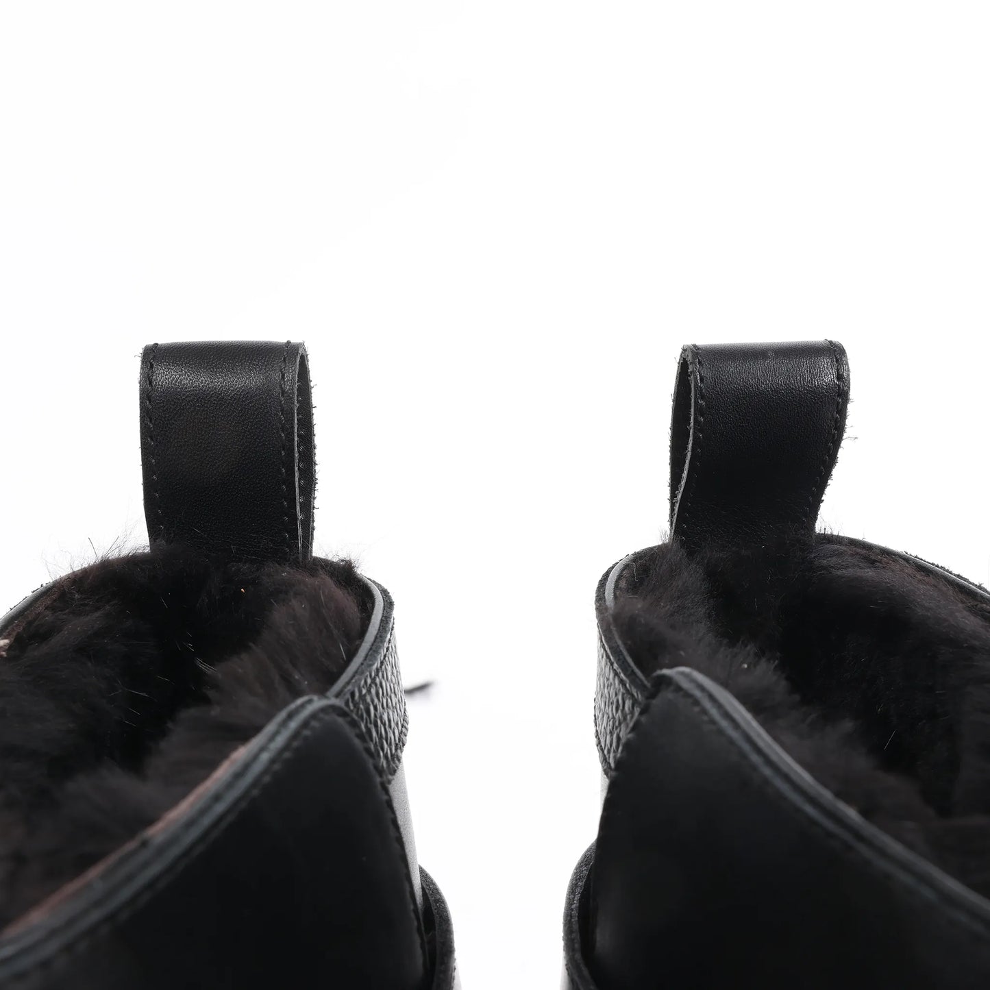 DIOR HOMME Leather Ankle Boots in Black 15HSU, Size 43 EU