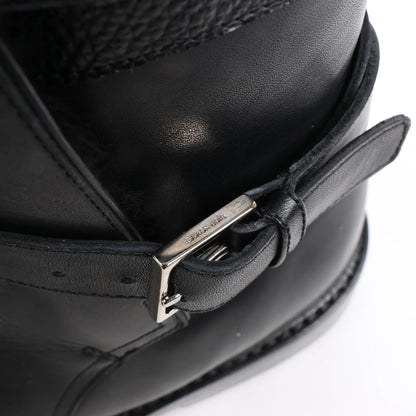 DIOR HOMME Leather Ankle Boots in Black 15HSU, Size 43 EU