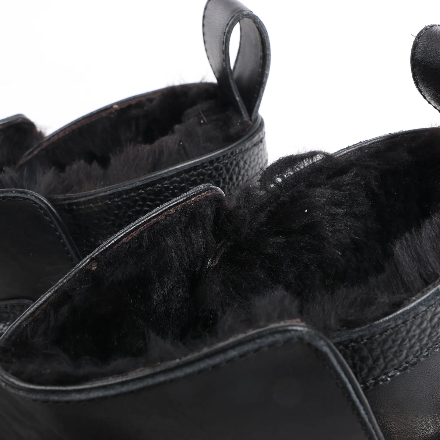 DIOR HOMME Leather Ankle Boots in Black 15HSU, Size 43 EU