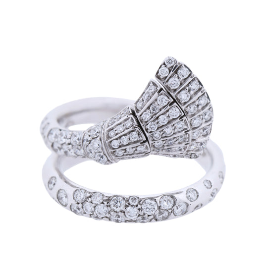 De Grisogono Weißgold- und Diamantring, Größe 52