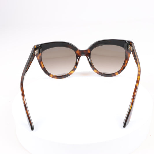 Dior Brown Havana Dior Soft 1 Cat Eye Sunglasses