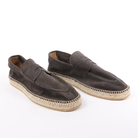 ELEVENTY Suede Espadrilles in Brown, Side 44 EU KEEP