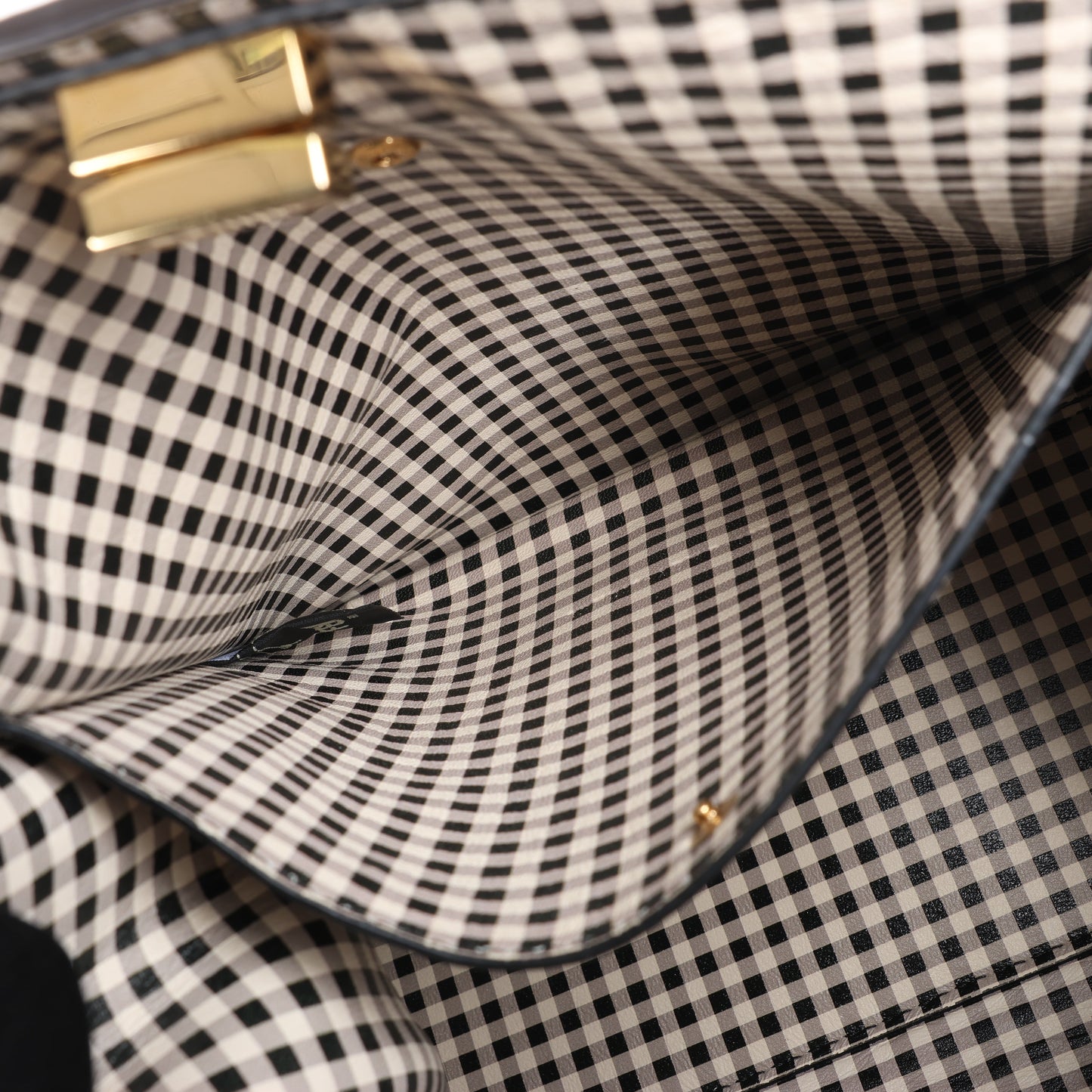 Fendi – Peek-a-boo – X-light 2-Wege-Umhängetasche aus braunem Leder