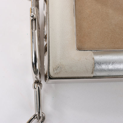 FENDI First Leather x Wildleder-Umhängetasche in Beige 8BP129