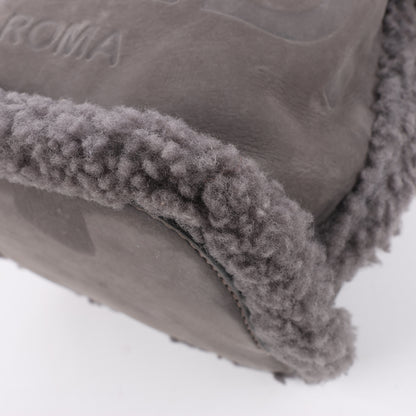 Fendi Mon Tresor Mini Mouton 2Way Umhängetasche in Grau 8BS010