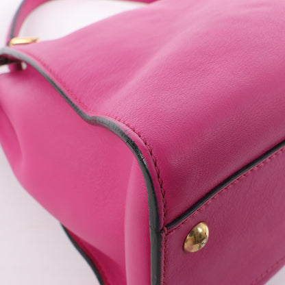 Fendi Peekaboo Regular Leather 2way Handbag in Pink 8BN290