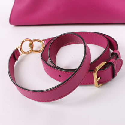 Fendi Peekaboo Regular Leather 2way Handbag in Pink 8BN290