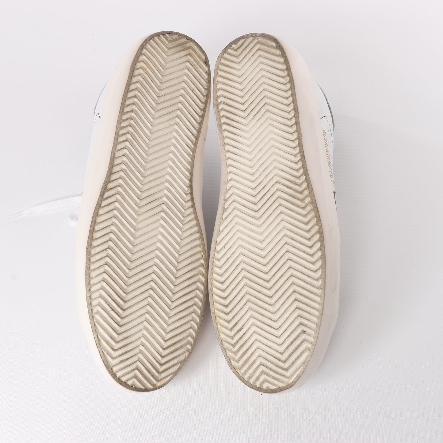 GOLDEN GOOSE Leather Sneakers in White SUPERSTAR, Size 40 EU