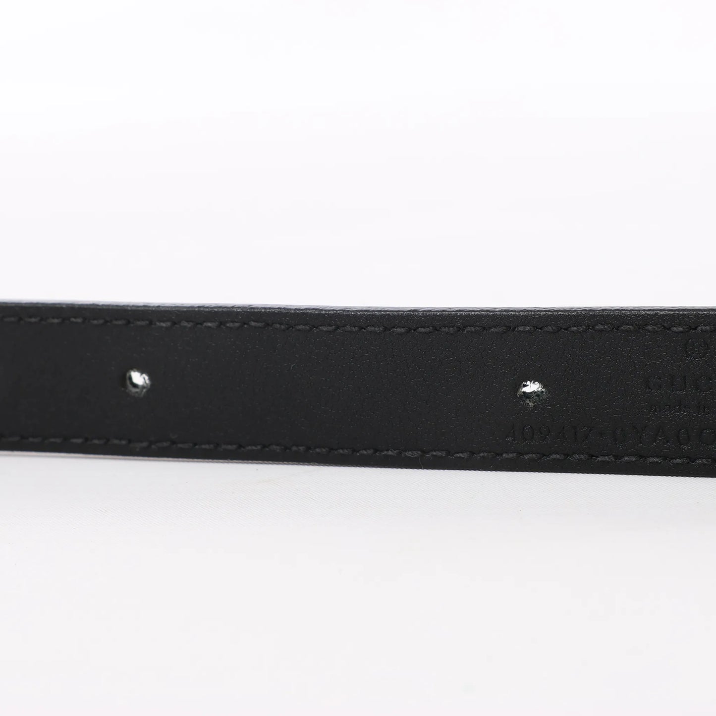 Gucci Double G Leather Belt 95 38 in Black