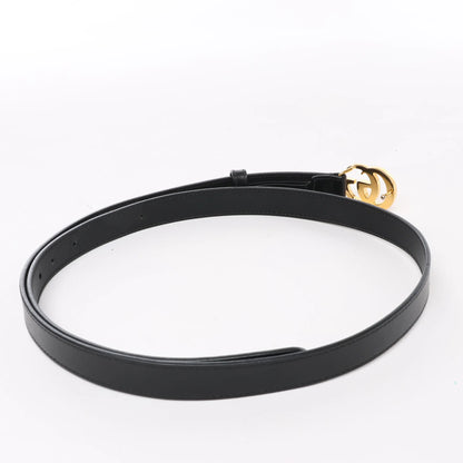 Gucci Double G Leather Belt 95 38 in Black