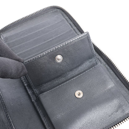 Gucci Microguccissima – Große Organizer-Geldbörse mit Rundum-Reißverschluss in Schwarz