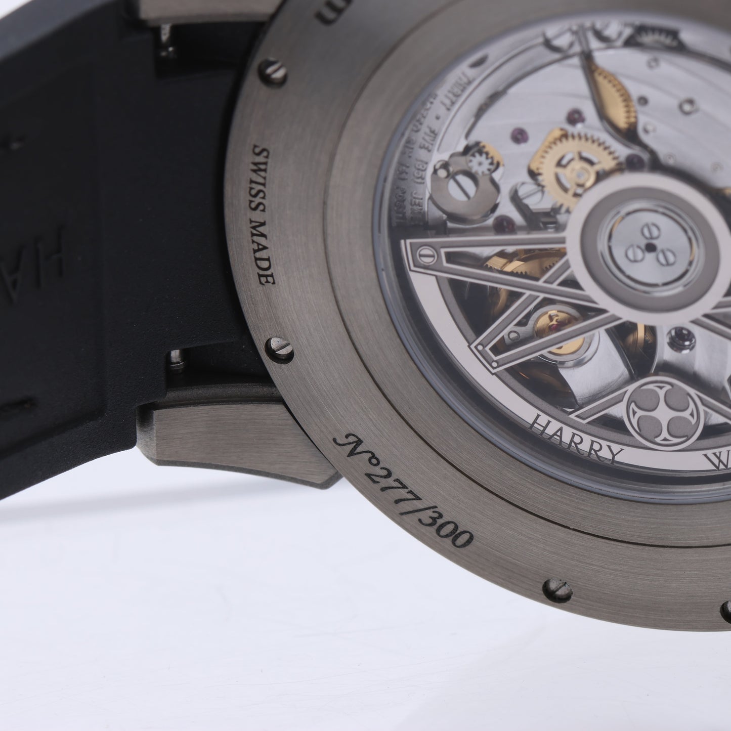 Harry Winston Project Z10 OCEABI42ZZ001 Krokodilleder x Zalium AT Skelett-Zifferblatt 42 mm Uhr
