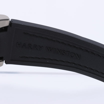 Harry Winston Project Z10 OCEABI42ZZ001 Krokodilleder x Zalium AT Skelett-Zifferblatt 42 mm Uhr