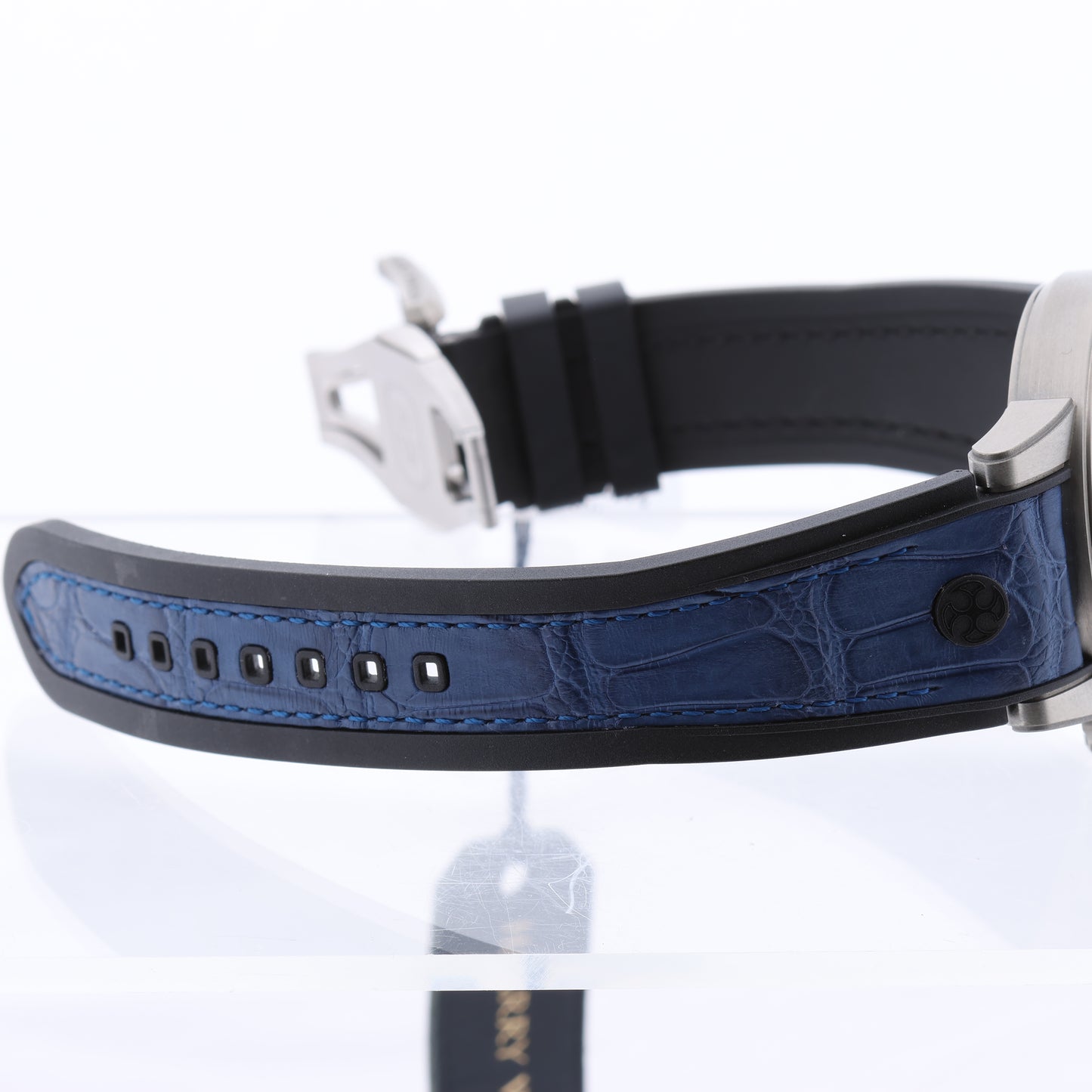 Harry Winston Project Z10 OCEABI42ZZ001 Crocodile leather x Zalium AT Skeleton Dial 42mm Watch
