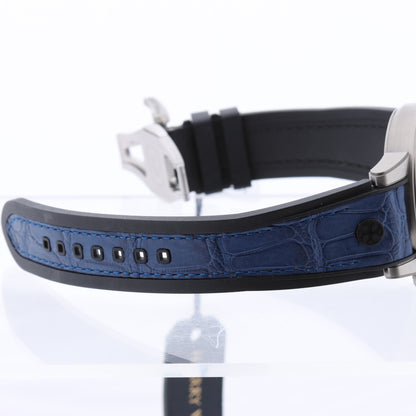 Harry Winston Project Z10 OCEABI42ZZ001 Crocodile leather x Zalium AT Skeleton Dial 42mm Watch