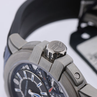 Harry Winston Project Z10 OCEABI42ZZ001 Crocodile leather x Zalium AT Skeleton Dial 42mm Watch