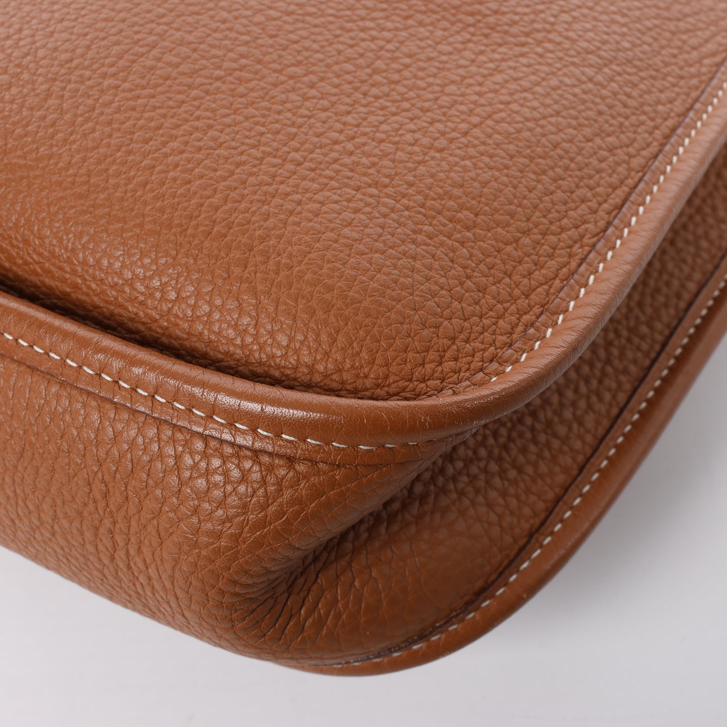 HERMES  Evelyne 1 29 PM Taurillon Clemence Gold Silver Metal Fittings Shoulder Bag □J: 2006