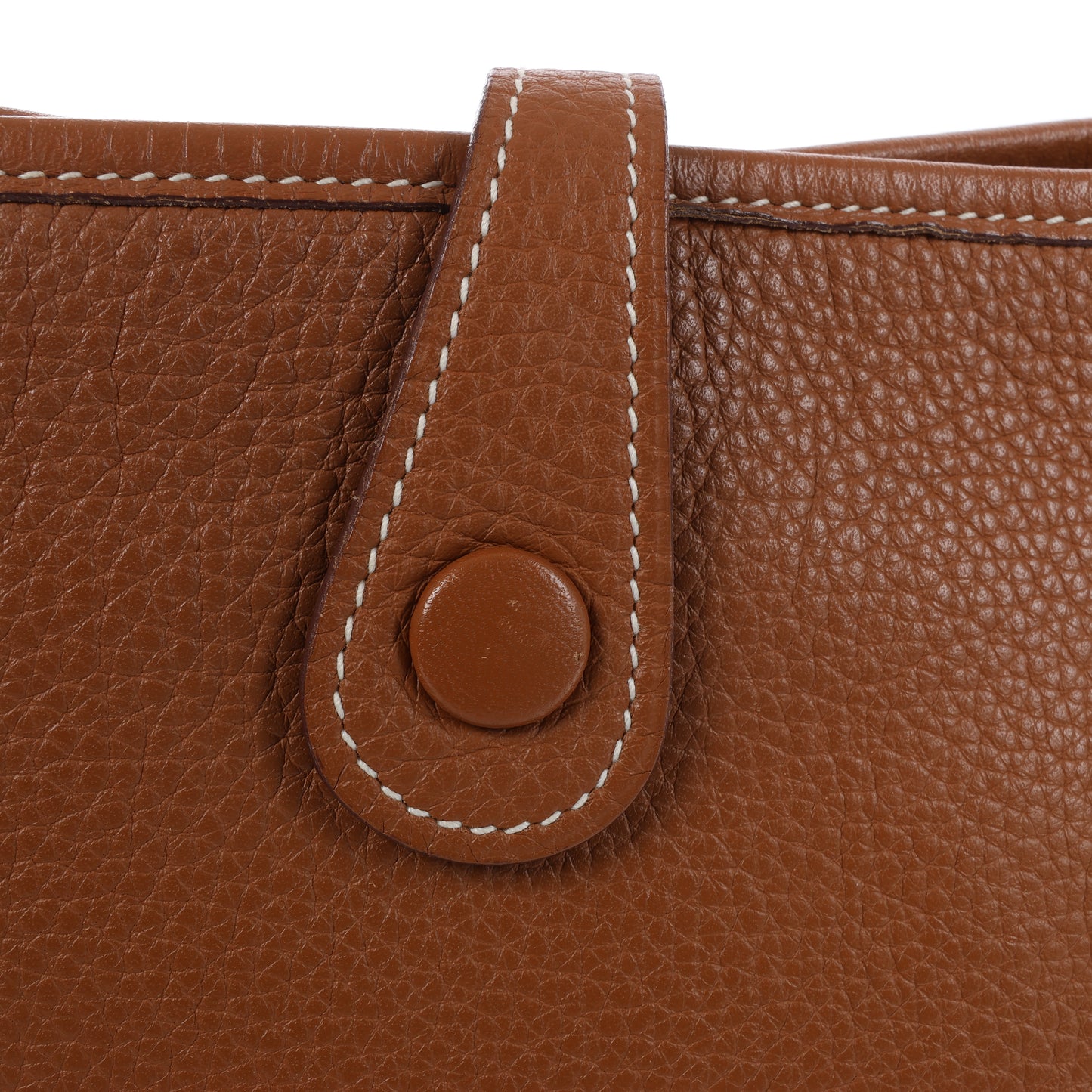 HERMES  Evelyne 1 29 PM Taurillon Clemence Gold Silver Metal Fittings Shoulder Bag □J: 2006