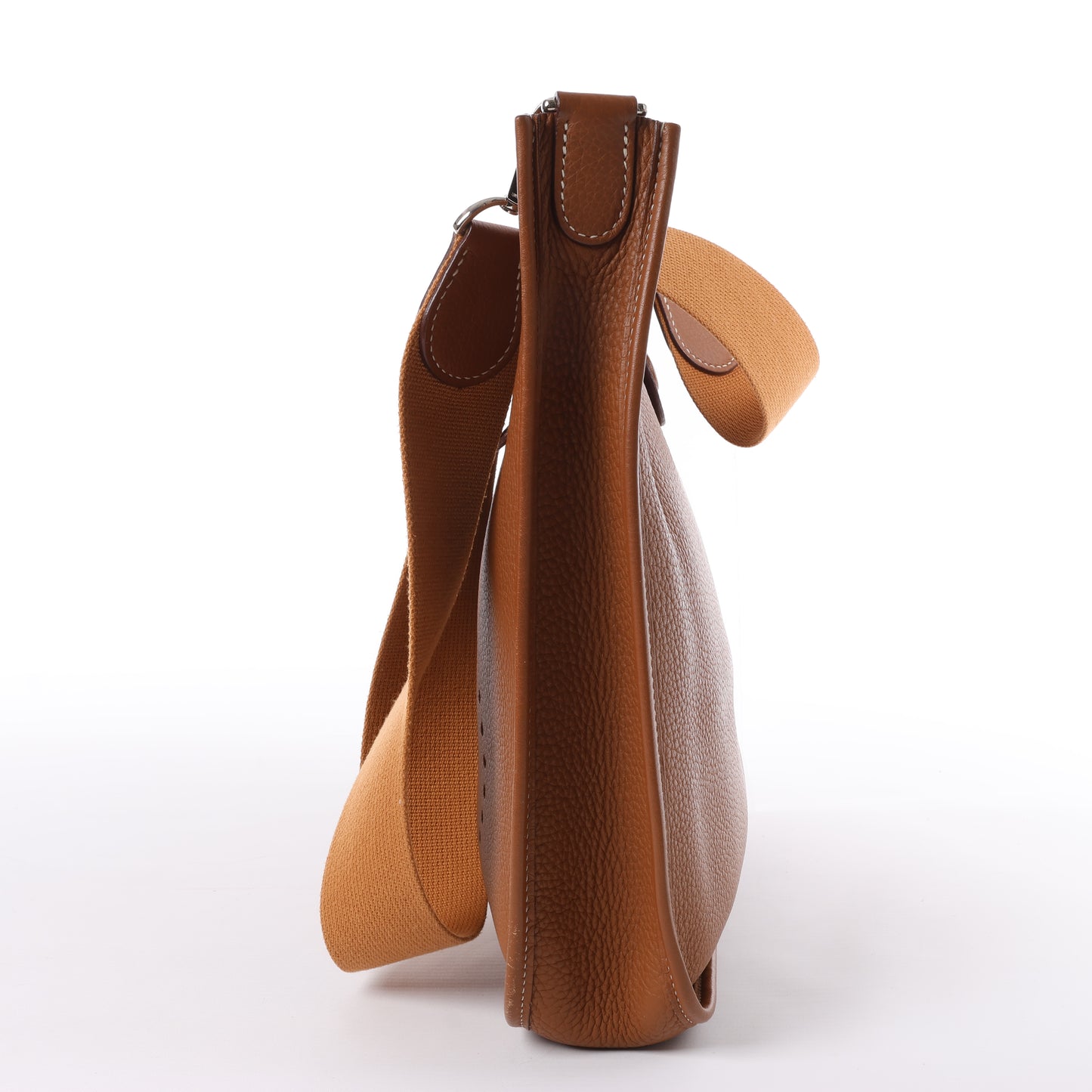 HERMES  Evelyne 1 29 PM Taurillon Clemence Gold Silver Metal Fittings Shoulder Bag □J: 2006