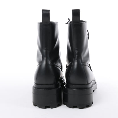 Bottines Hermès Funk en cuir avec garnitures métalliques Kelly, noires, pointure 38,5 EU