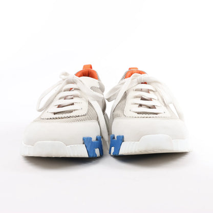Hermès Bouncing Suede Sneakers in Gray, Size in 44 EU