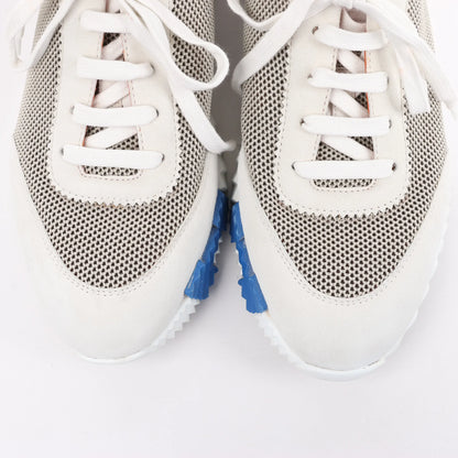 Hermès Bouncing Suede Sneakers in Gray, Size in 44 EU